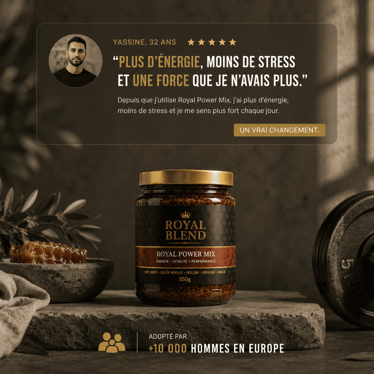 Mélange Royal - Miel aux 9 Herbs Sacrés