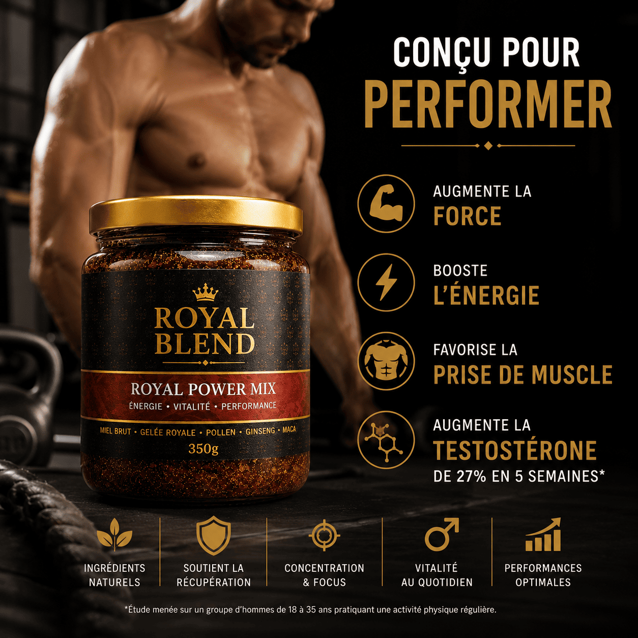 Mélange Royal - Miel aux 9 Herbs Sacrés